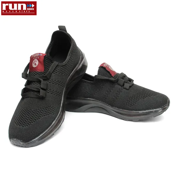 Run Shoes Black Color Running Shoes For Women (7131)